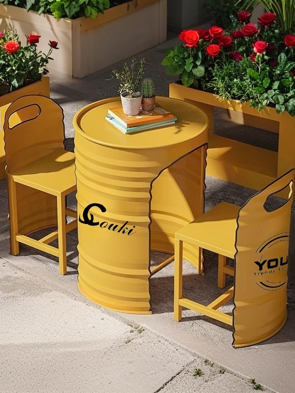 油桶桌椅22